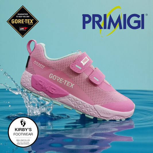 Primigi goretex trainer pink waterproof - 1431100 - Kirbys Footwear Ltd