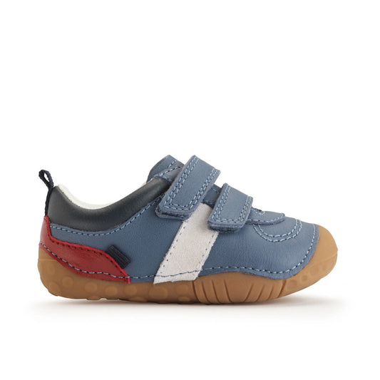 Start-Rite Zap pre walker denim blue leather