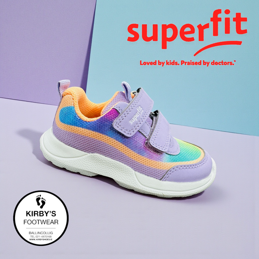 SuperFit Rush rainbow lilac - Kirbys Footwear Ltd