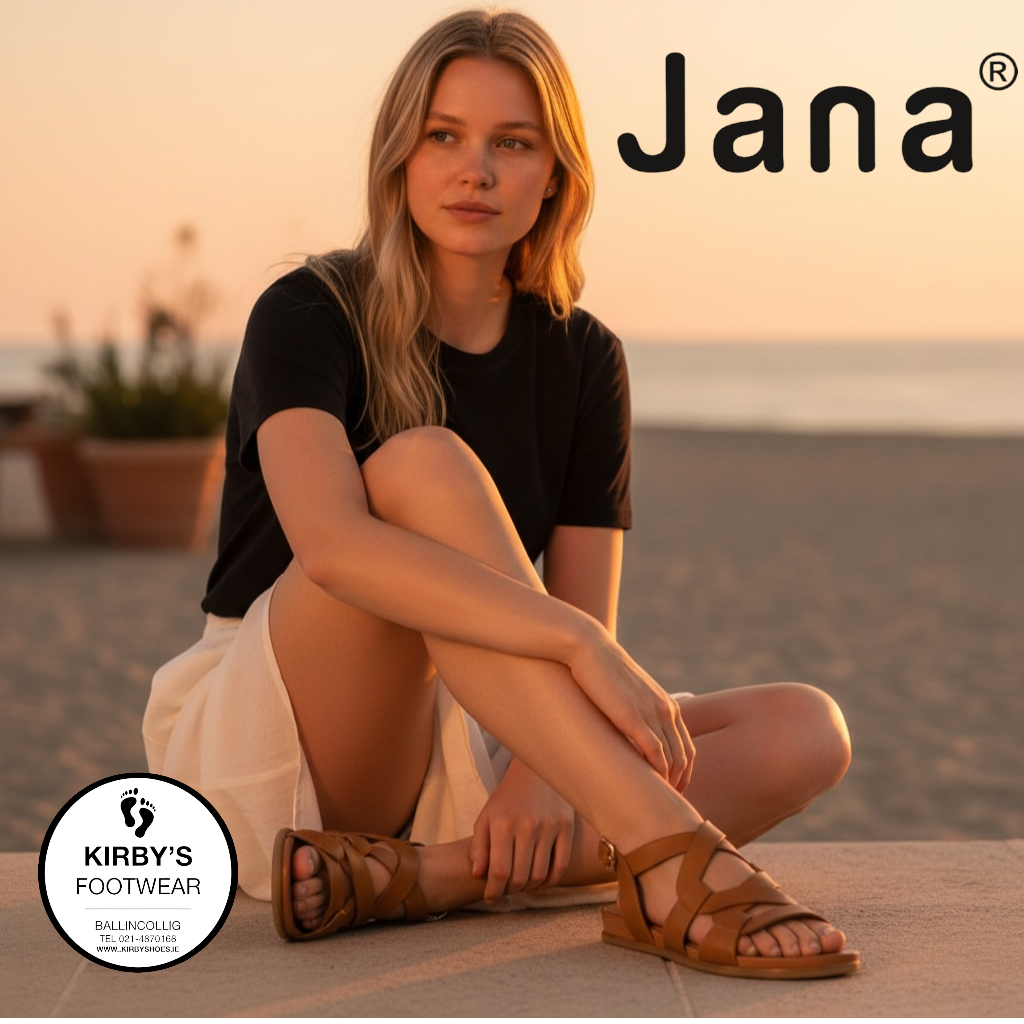 Jana sandal - tan 28161 - Kirbys Footwear Ltd