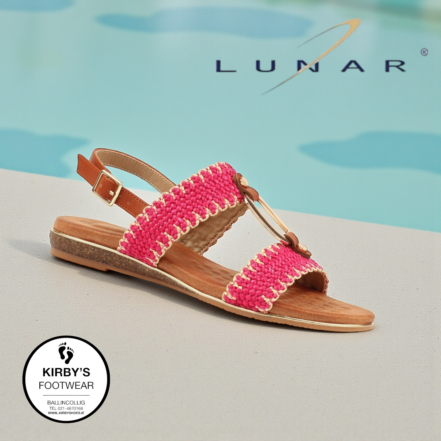 Lunar Jules mule - pink - Kirbys Footwear Ltd