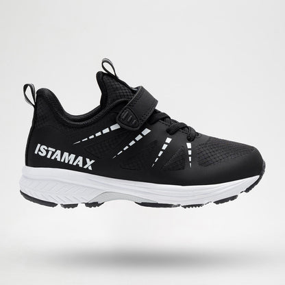 Istamax boys' trainer IMAA3805 in black/white – side view