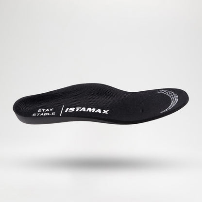 Istamax boys' trainer IMAA3805 in black/white – removable arch-support insole