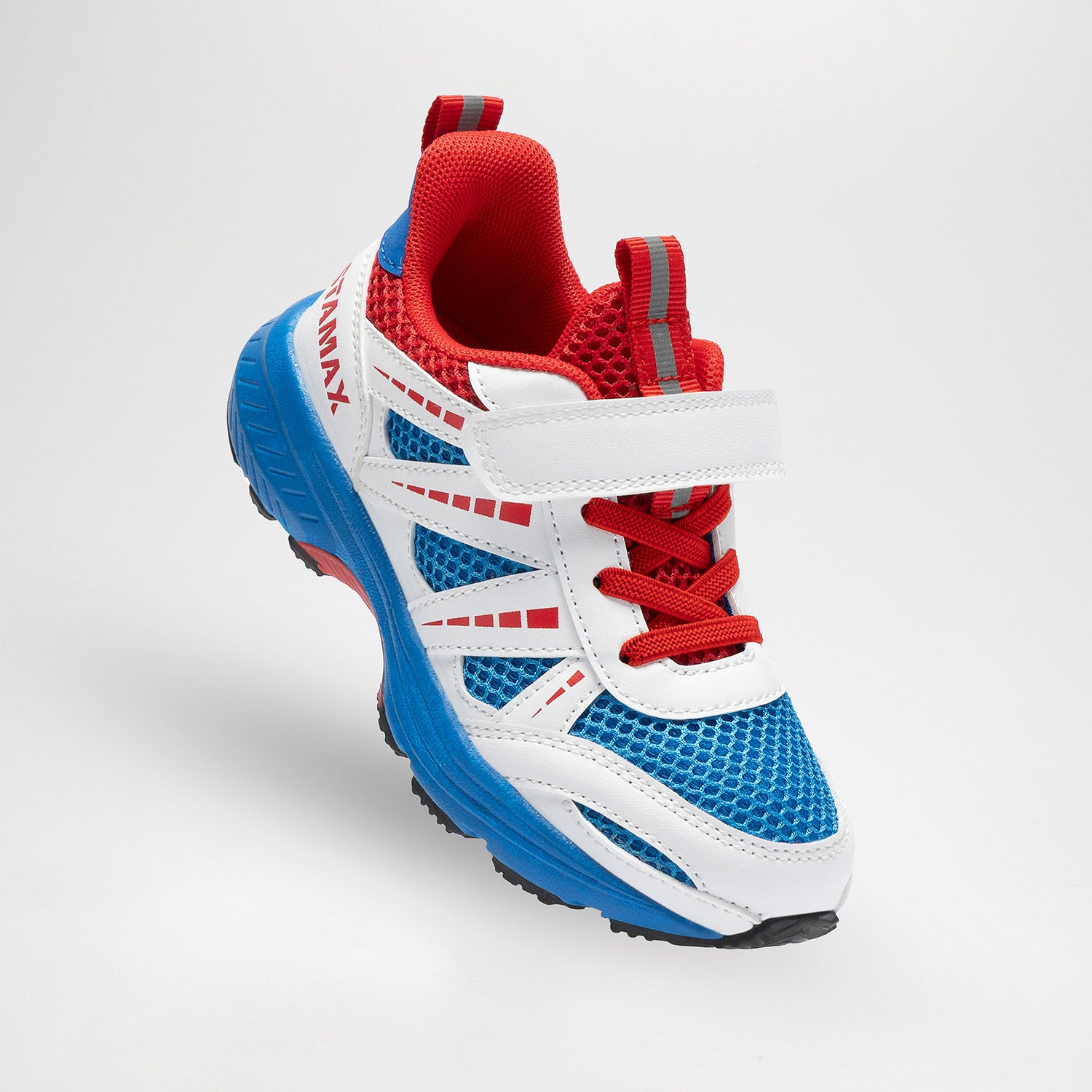 Istamax trainer white blue - Kirbys Footwear Ltd