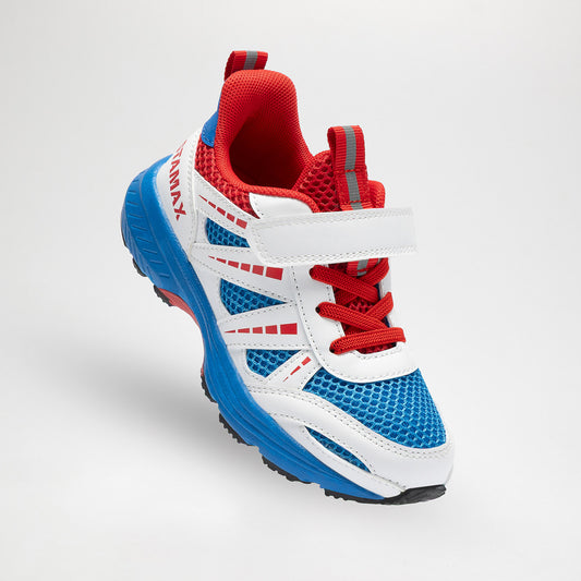 Istamax trainer white blue - Kirbys Footwear Ltd