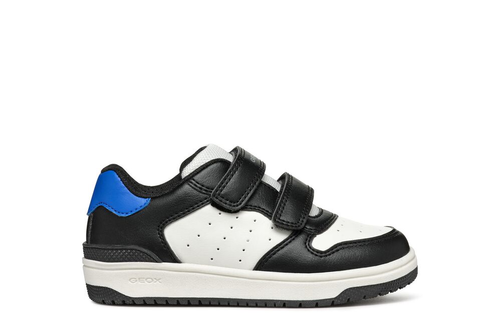 Geox Washiba black white velcro