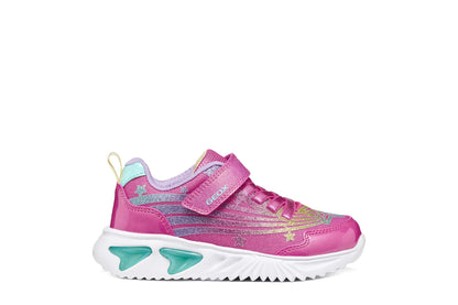 Geox Assister pink lights - Kirbys Footwear Ltd