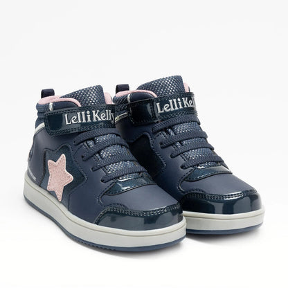 Lelli Kelly Rosa waterproof high top - navy pink