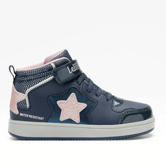 Lelli Kelly Rosa waterproof high top - navy pink