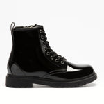 Lelli Kelly Harper boot black patent - side zip