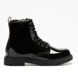 Lelli Kelly Harper boot black patent - side zip