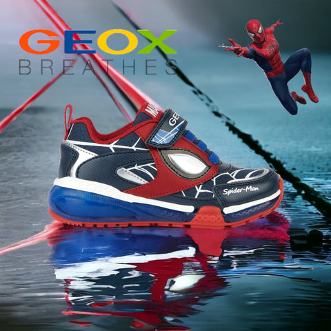 Geox Spiderman lights trainer