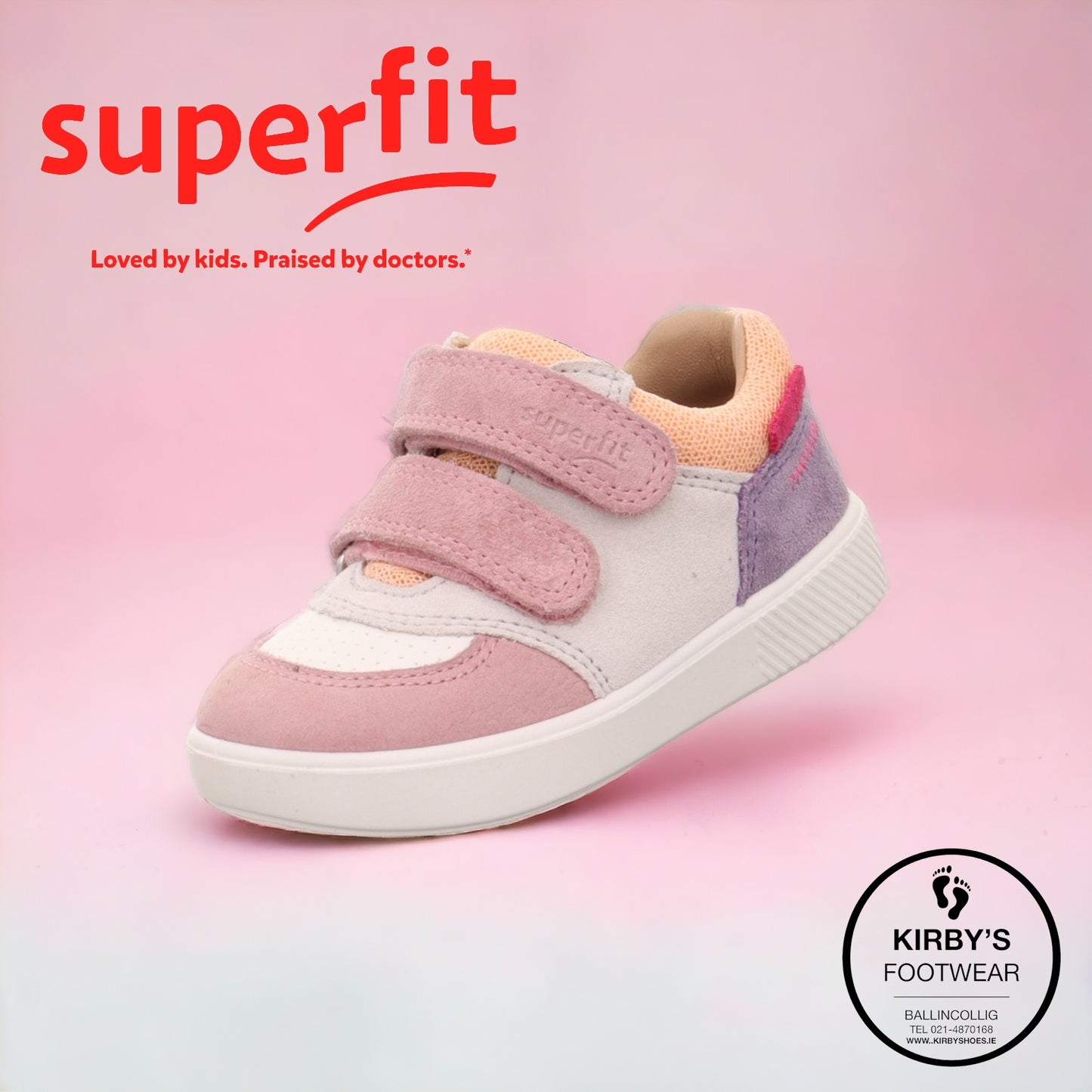 SuperFit Supies pink velcro