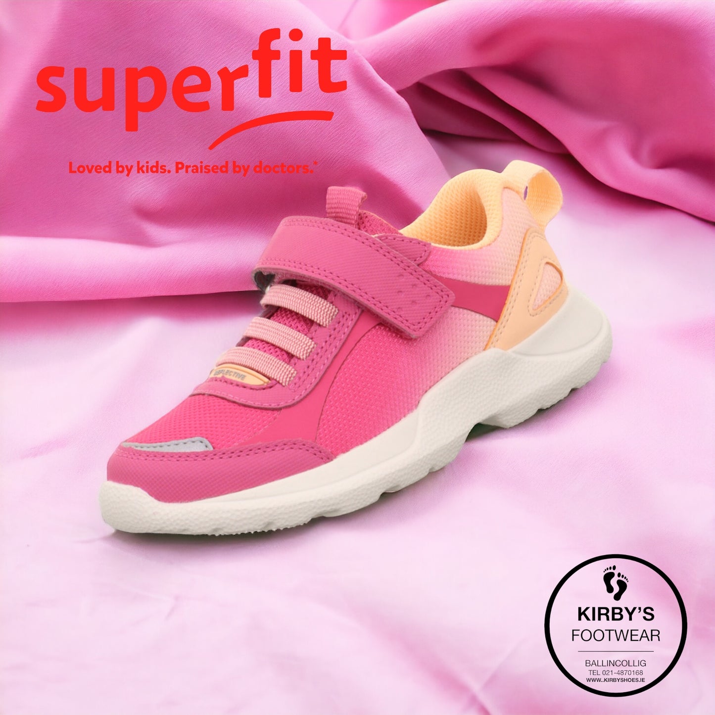 SuperFit Rush trainer pink
