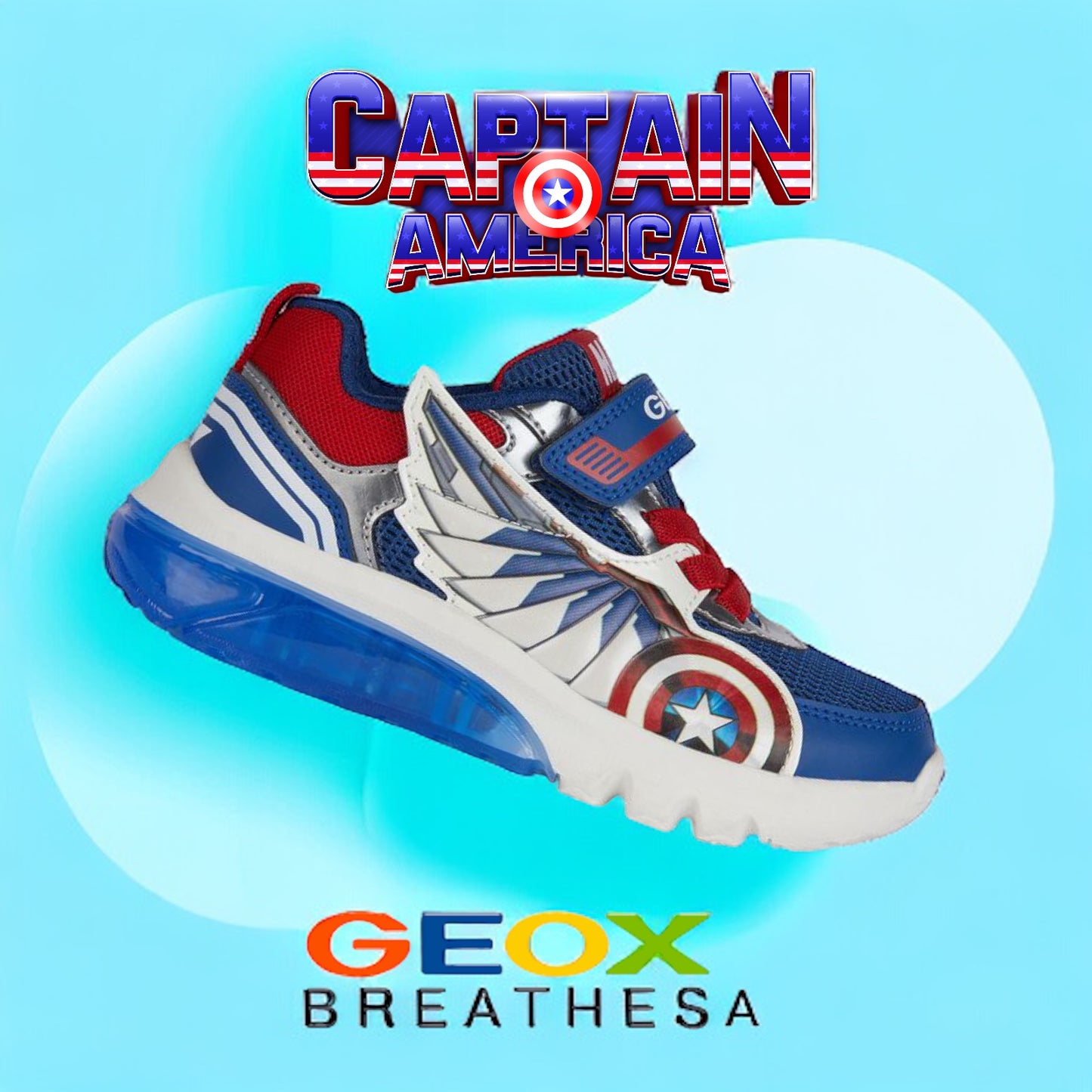 Geox Ciberdron captain America lights
