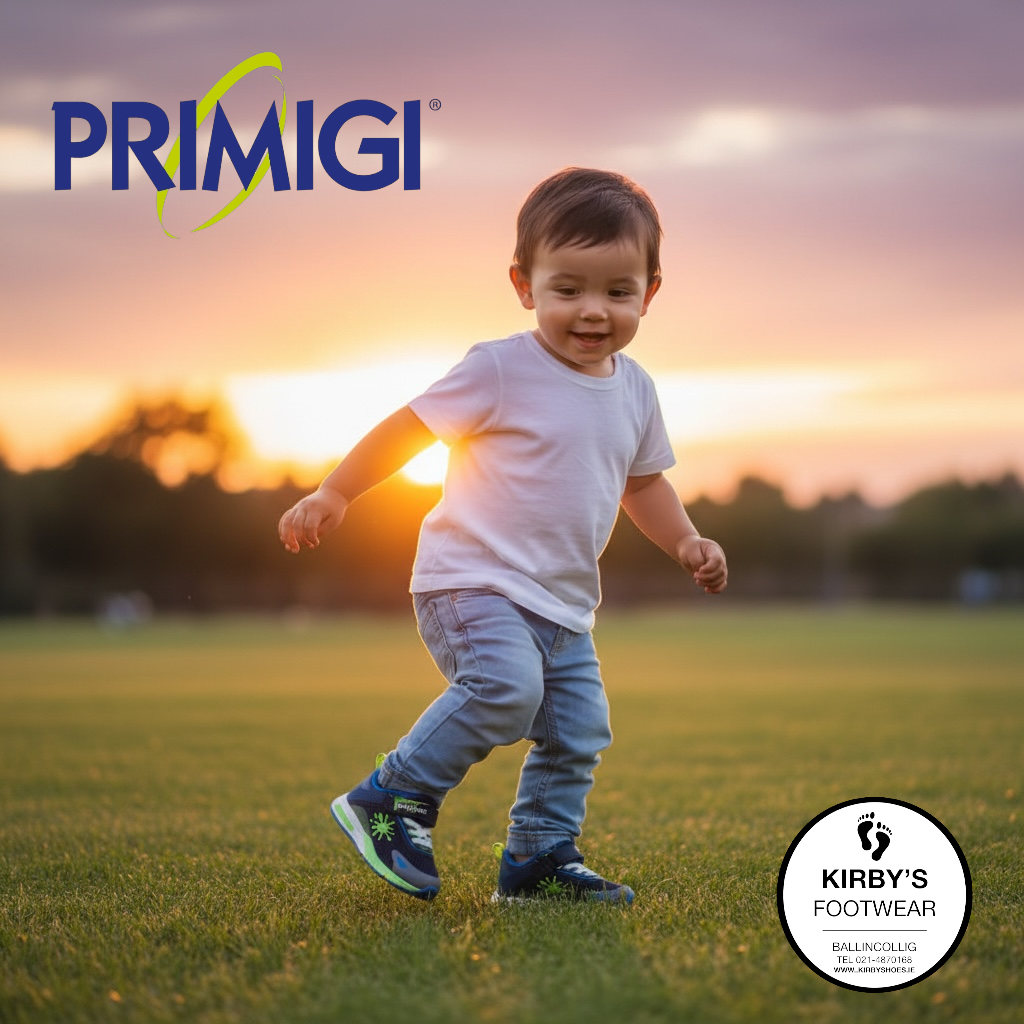 Primigi velcro trainer lights navy - 1453122 - Kirbys Footwear Ltd