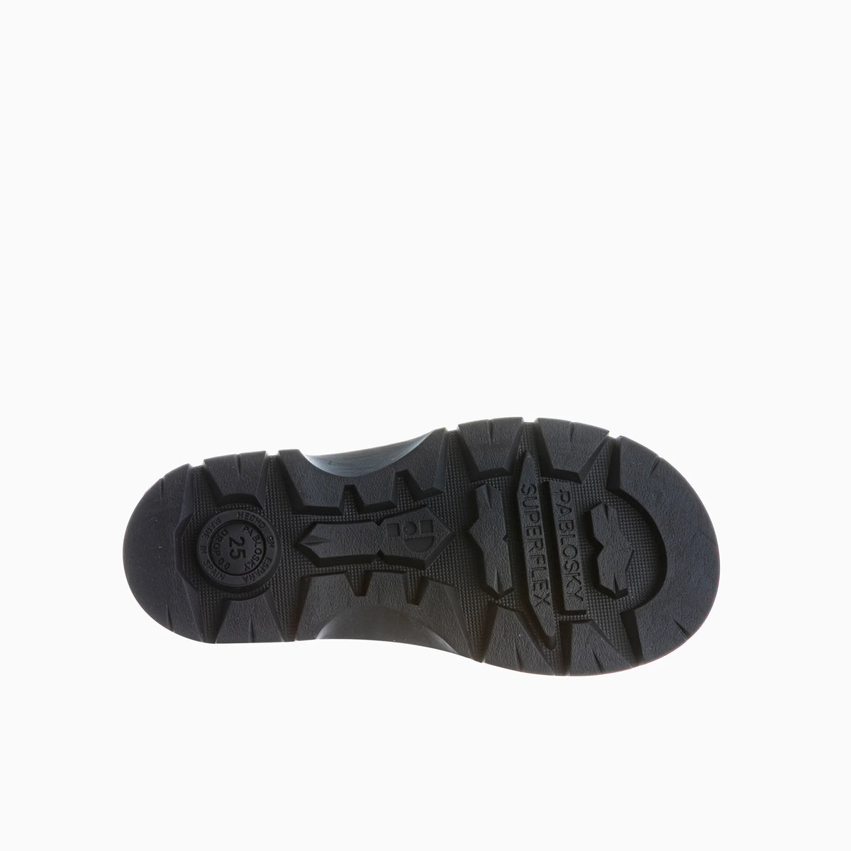 Pablosky strap 360219 black patent - Kirbys Footwear Ltd