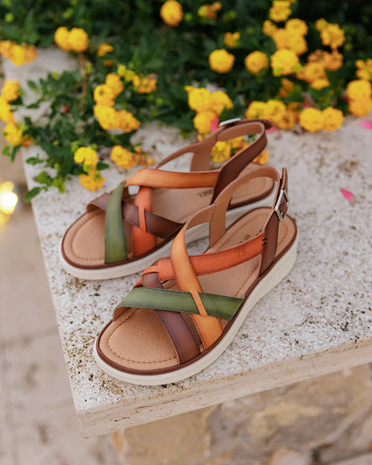 JOSEF SEIBEL Sevran 07 - green  sandal - Kirbys Footwear Ltd