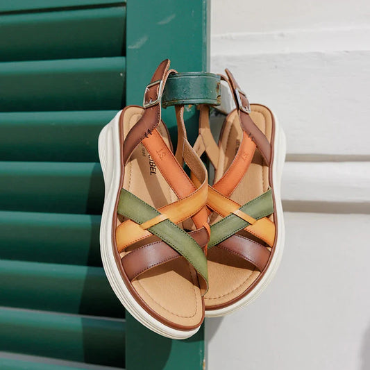 JOSEF SEIBEL Sevran 07 - green  sandal - Kirbys Footwear Ltd