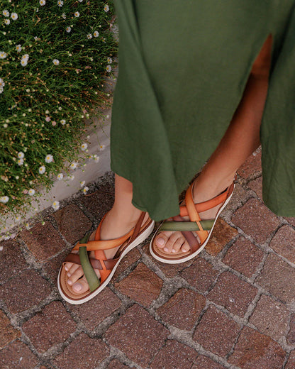 JOSEF SEIBEL Sevran 07 - green  sandal - Kirbys Footwear Ltd