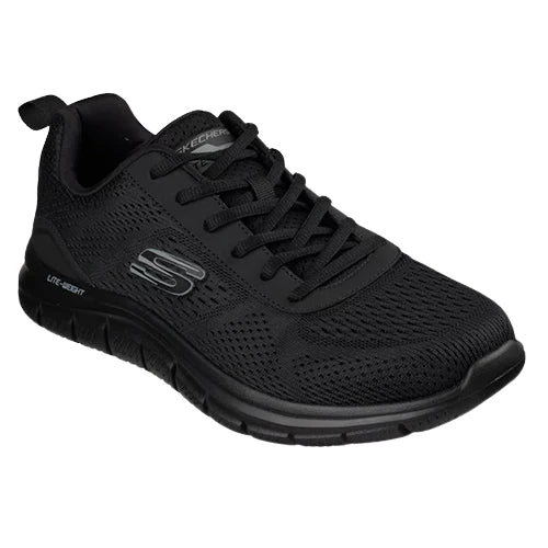 Skechers Track Leshur - black lace – sole view