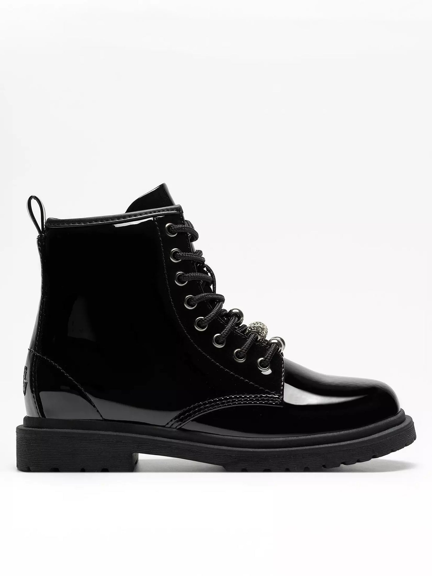 Lelli Kelly Willow boot black patent - side zip