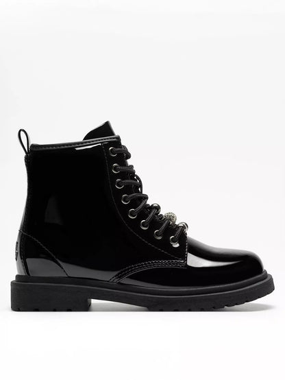 Lelli Kelly Willow boot black patent - side zip