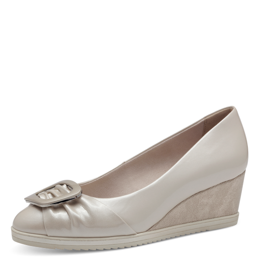 Tamaris wedge slip on - champagne - 22320