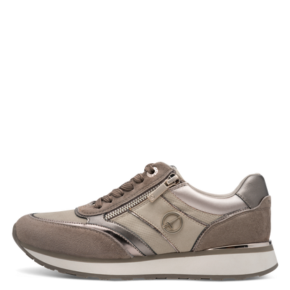 Tamaris trainer taupe 23726