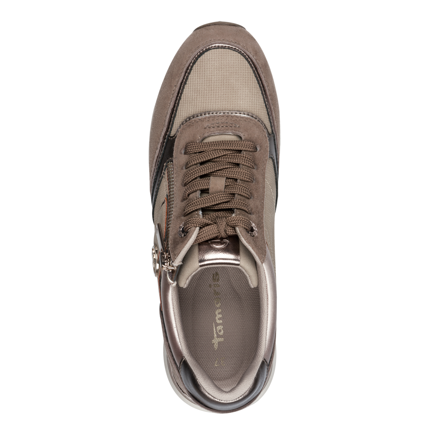 Tamaris trainer taupe 23726