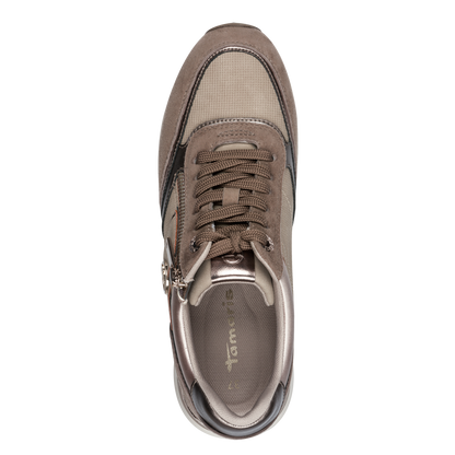Tamaris trainer taupe 23726
