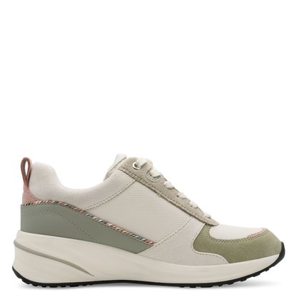 Tamaris trainer - sage beige - 23754 - Kirbys Footwear Ltd