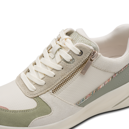 Tamaris trainer - sage beige - 23754 - Kirbys Footwear Ltd