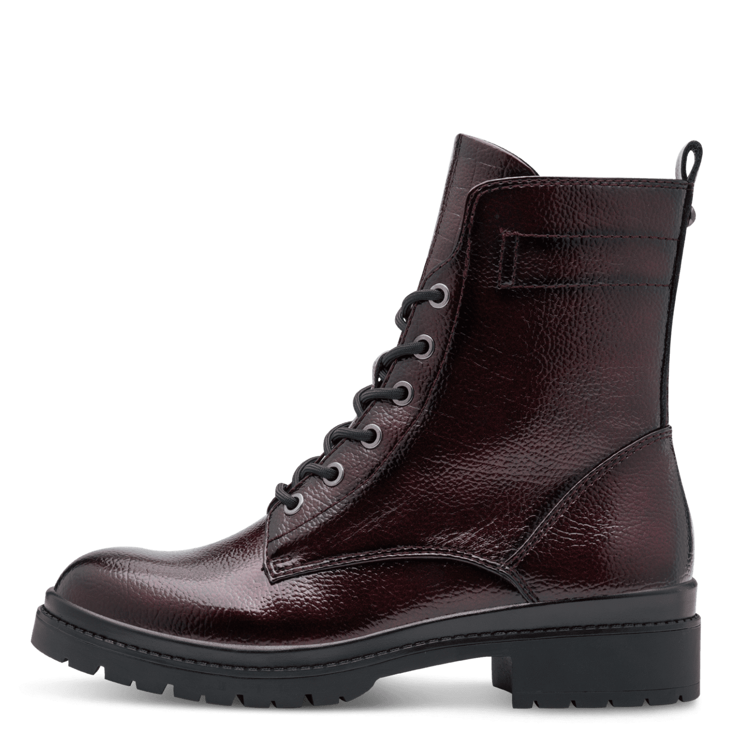 Tamaris merlot patent boot - 25236 - vegan