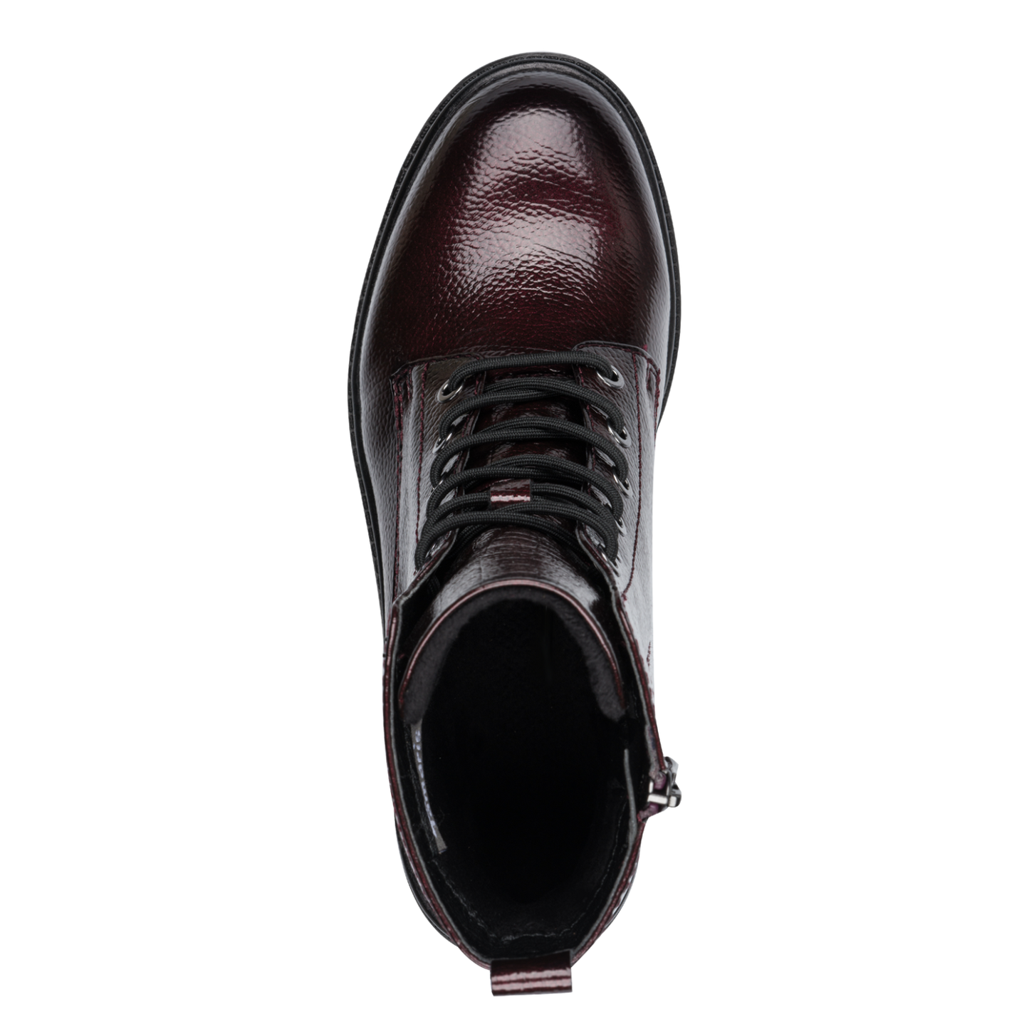 Tamaris merlot patent boot - 25236 - vegan