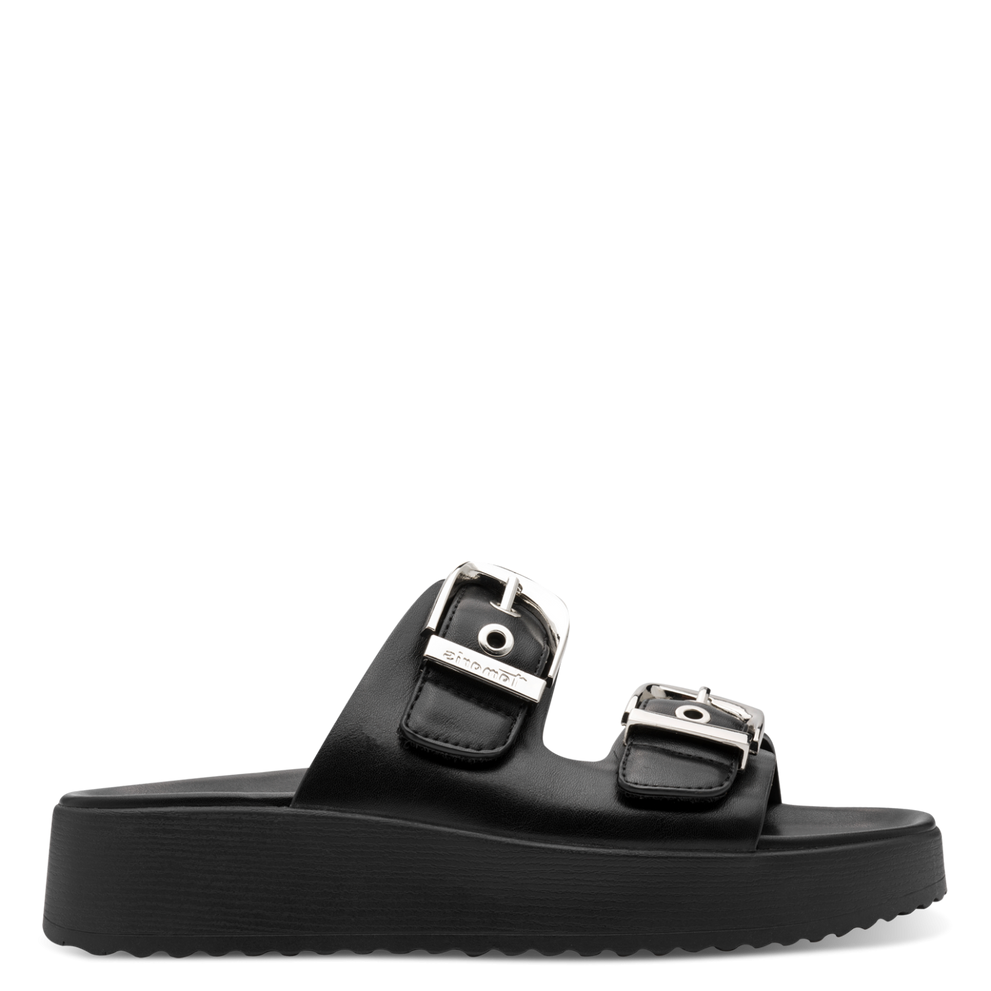 Tamaris sandal mule - 27417 - black - Kirbys Footwear Ltd
