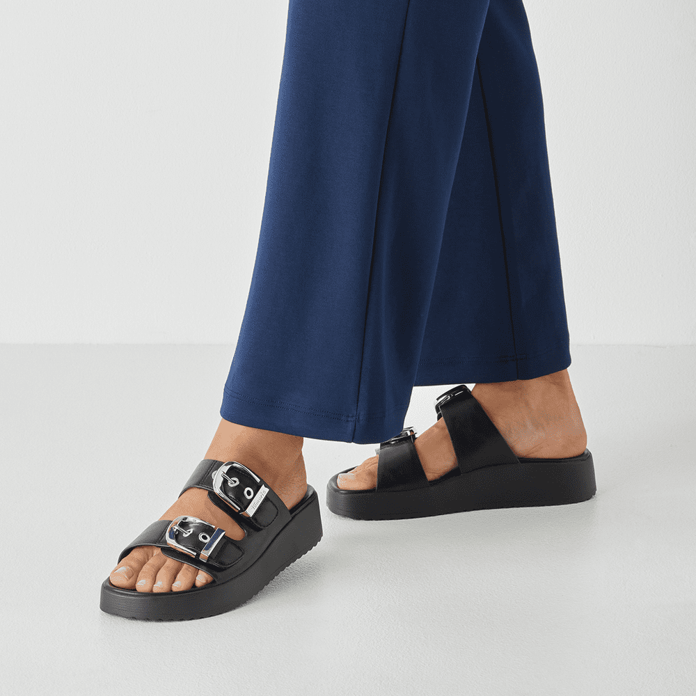 Tamaris sandal mule - 27417 - black - Kirbys Footwear Ltd