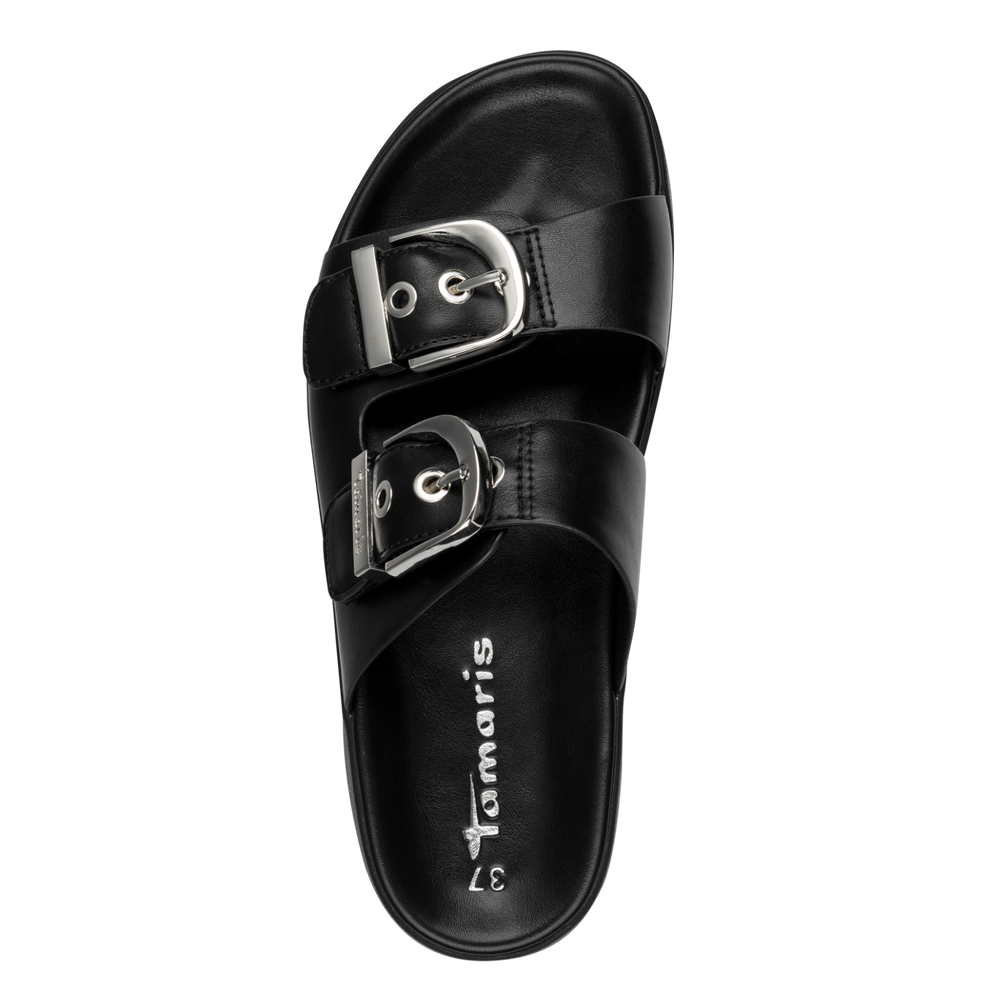 Tamaris sandal mule - 27417 - black - Kirbys Footwear Ltd