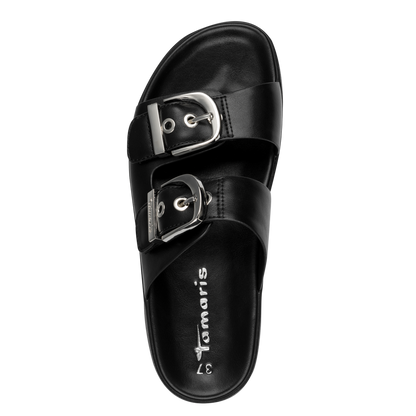 Tamaris sandal mule - 27417 - black - Kirbys Footwear Ltd