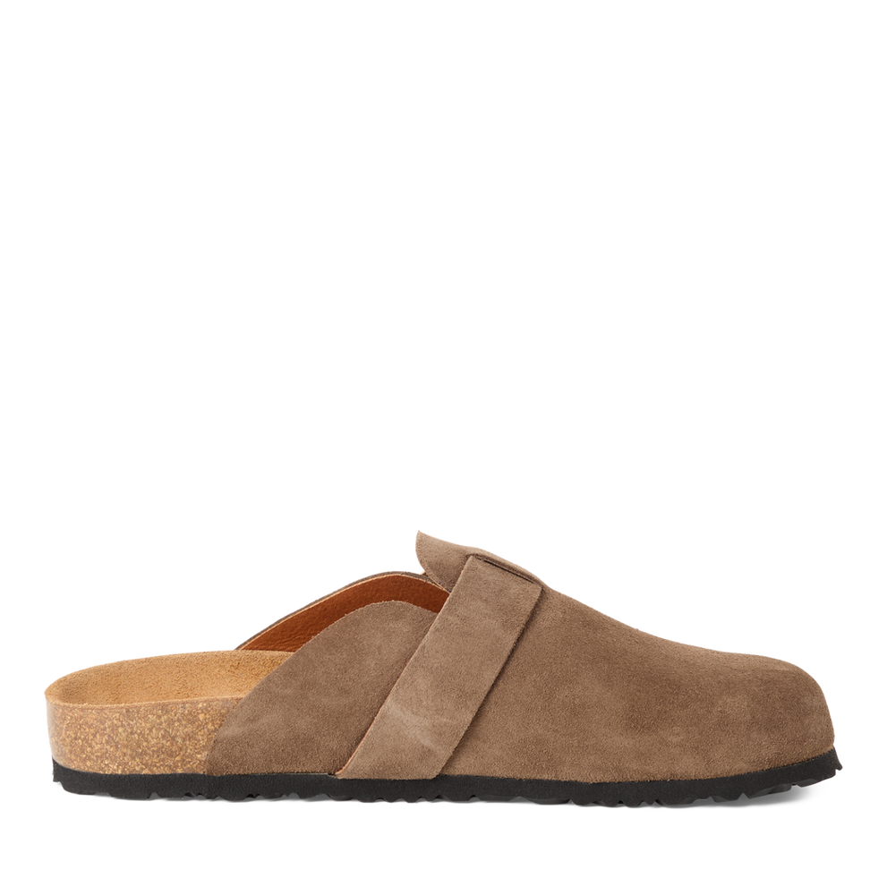 Tamaris mule chocolate suede - 27600 - Kirbys Footwear Ltd