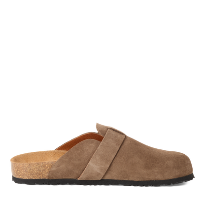 Tamaris mule chocolate suede - 27600 - Kirbys Footwear Ltd