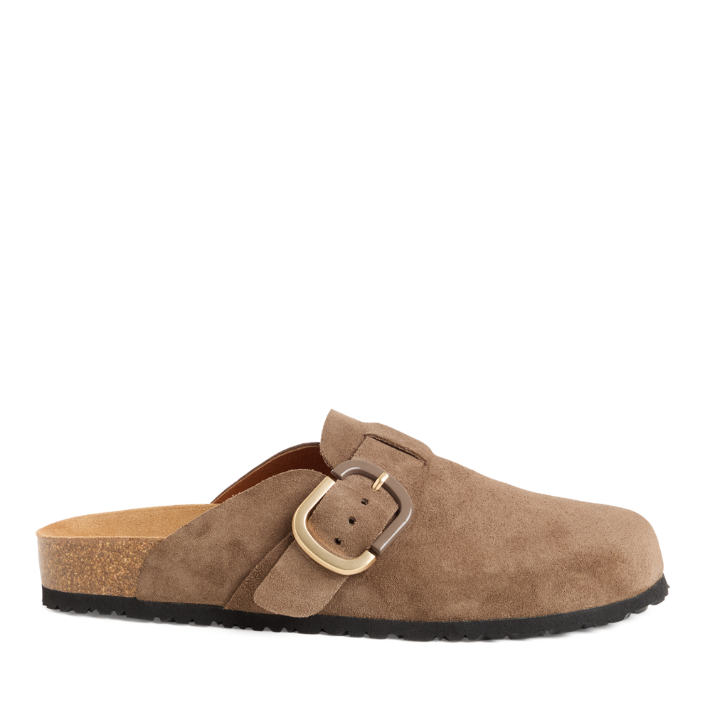 Tamaris mule chocolate suede - 27600 - Kirbys Footwear Ltd