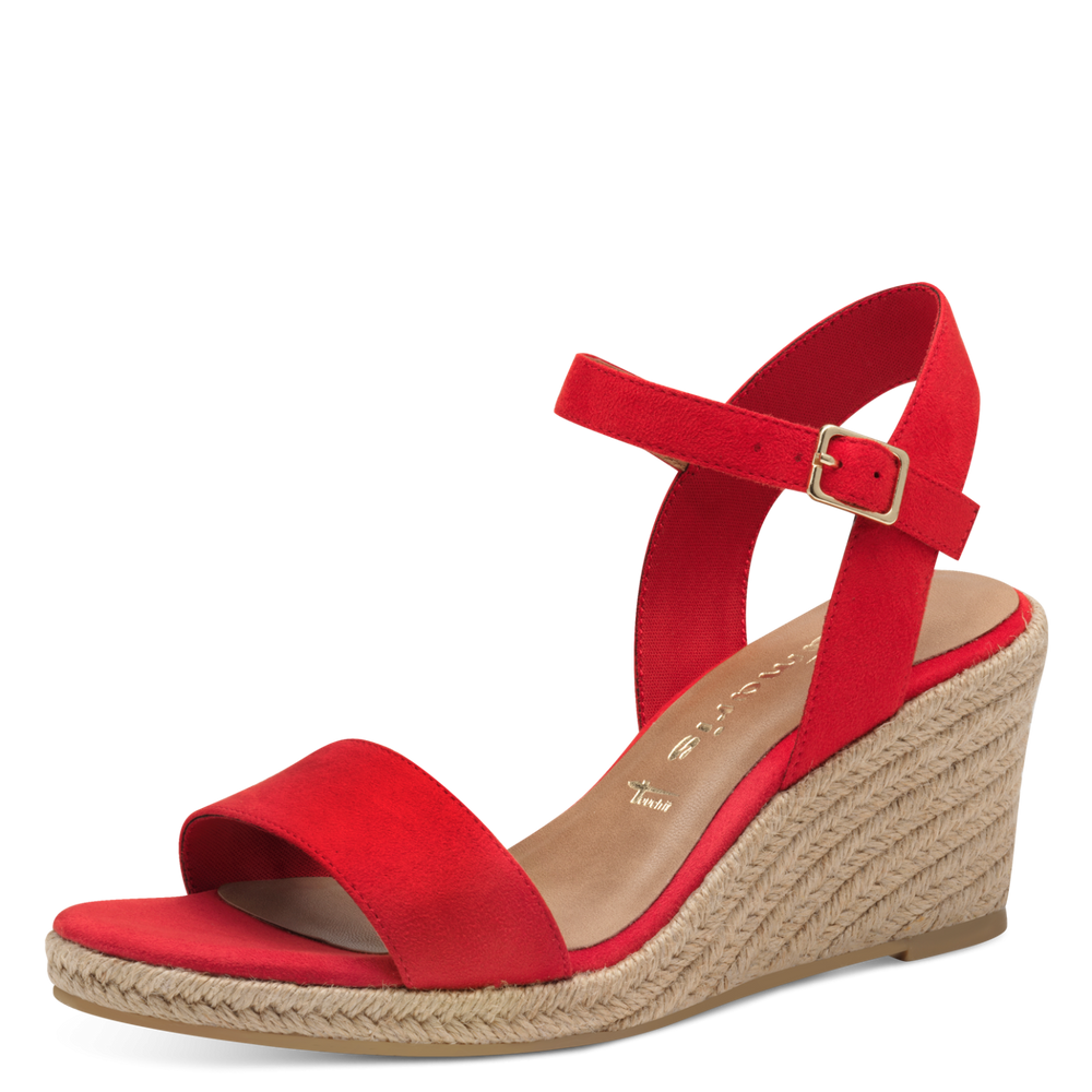Tamaris wedge sandal red - 28300