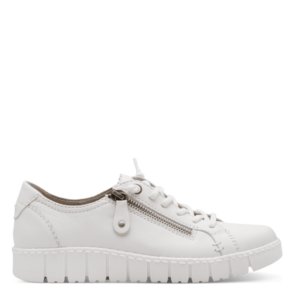 Jana 23704 white trainer - Kirbys Footwear Ltd