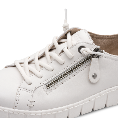 Jana 23704 white trainer - Kirbys Footwear Ltd