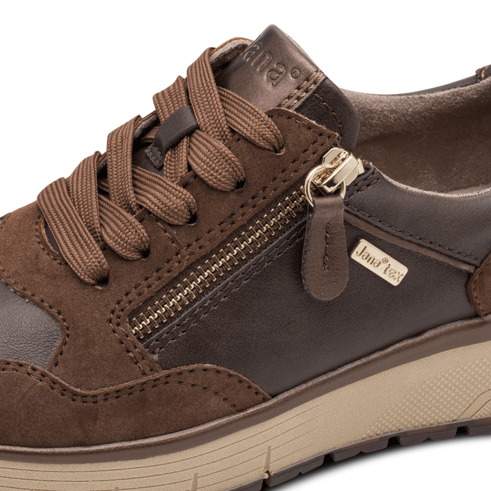 Jana 23762- tan waterproof trainer