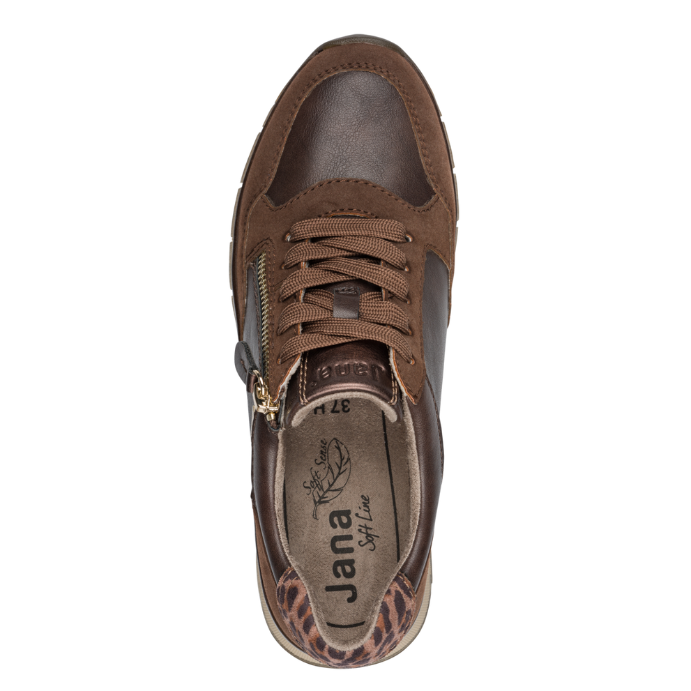 Jana 23762- tan waterproof trainer