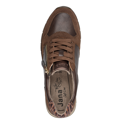 Jana 23762- tan waterproof trainer