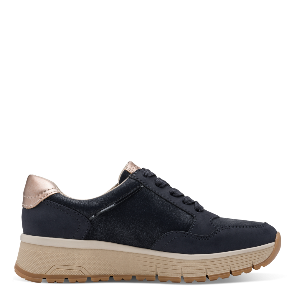 Jana 23762- navy waterproof trainer