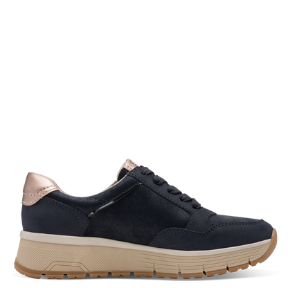 Jana 23762- navy waterproof trainer